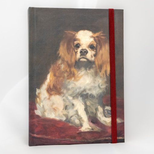 Edouard Manet - NOTES B6 96k - "A King Charles Spaniel,1886" S8 bombkarnia scenografia 25