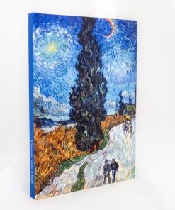 Vincent van Gogh - NOTES A5 80k - "Road with Cypress and Star, 1890"  S8 bombkarnia scenografia 42