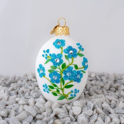 Mini egg - Litle blue flowers S10 bombkarnia scenografia 139