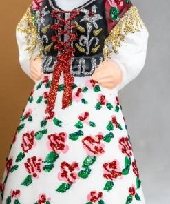 Zestaw - Stroje Regionalne - Górale i bombka (biały)  S11 bombkarnia 034