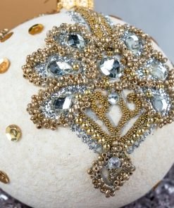 Zestaw - Stroje Regionalne - Górale i bombka (biały)  S11 bombkarnia 035