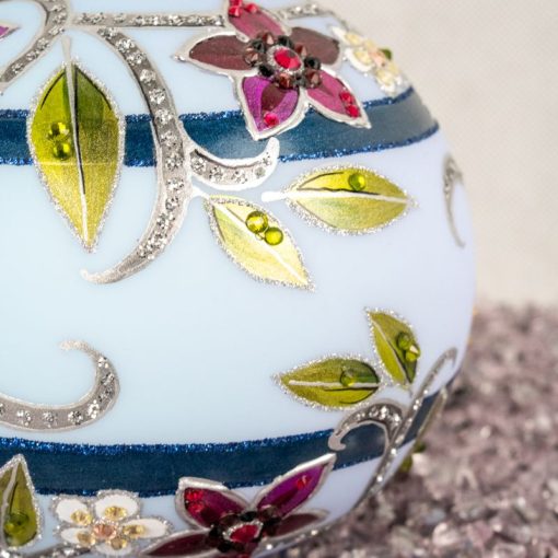Jewelry collection - Flowers on blue - Image 4