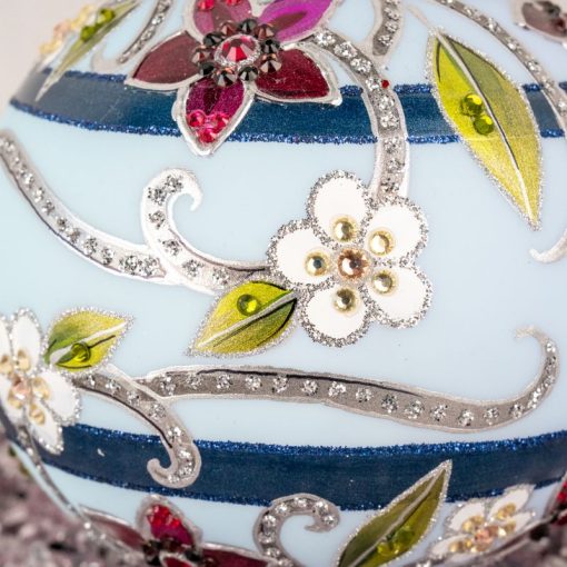 Jewelry collection - Flowers on blue - Image 3