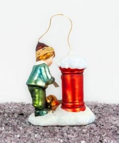 Komozja - Kolekcja Wiktoriańska - Chłopiec ze skrzynką na listy  S11 bombkarnia 094