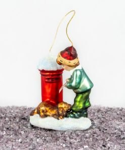 Komozja - Kolekcja Wiktoriańska - Chłopiec ze skrzynką na listy  S11 bombkarnia 095