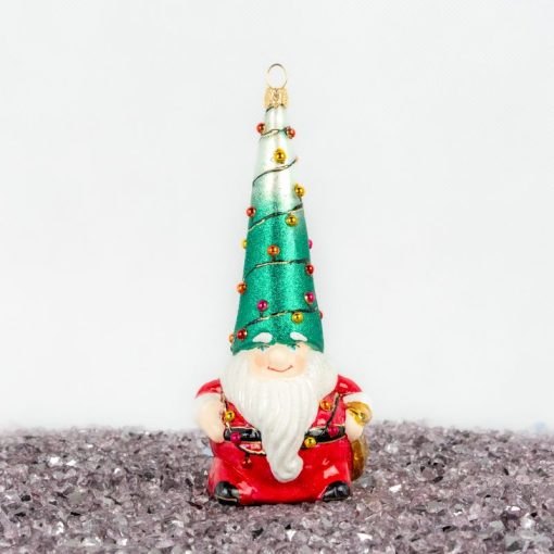Santa Claus the elf in a green hat S11 bombkarnia 138