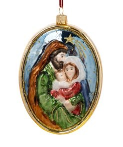 Świąteczny medalion - Święta Rodzina  S1045