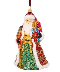 Mikołaje - Święty Mikołaj w kamizeli z prezentami  S860