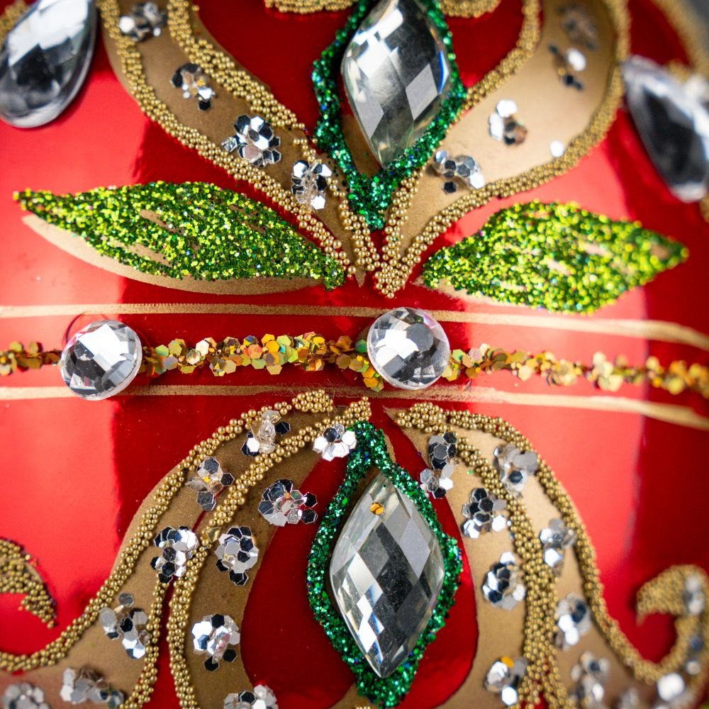 Jajka Carskie - Czerwień i Zieleń w Złotym Blasku Bombkarnia1125 023