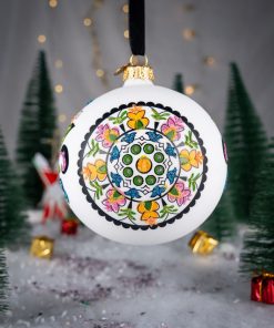 Regionalne - Wycinanki Łowickie - Rozeta  Bombkarnia1125 091