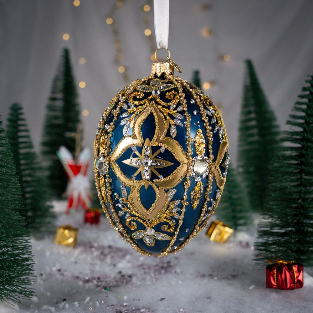 Tsar's egg - Navy Fabergé Egg Bombkarnia1125 096