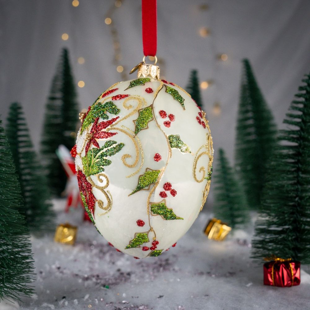 Jajka Carskie - Czerwień i Zieleń w Złotym Blasku Bombkarnia1125 097