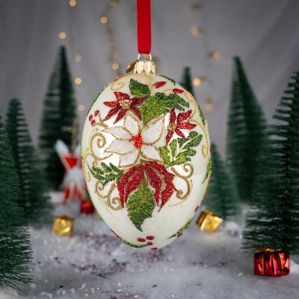 Jajka Carskie - Czerwień i Zieleń w Złotym Blasku Bombkarnia1125 098