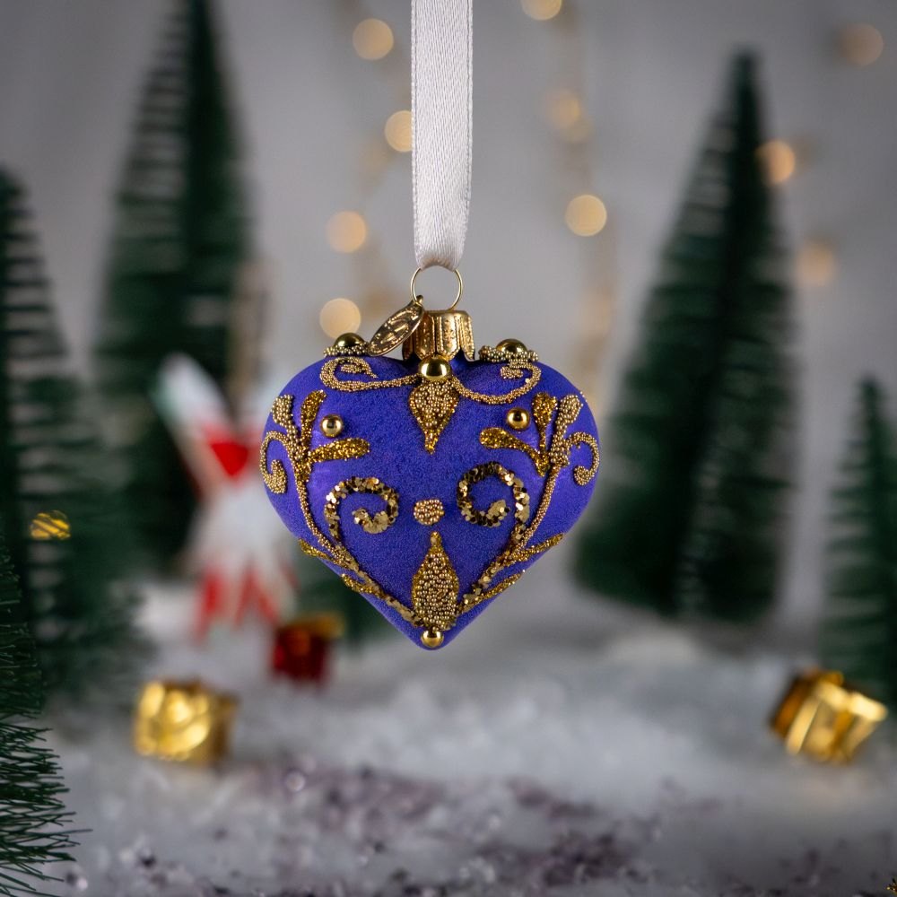 Serca - Królewskie Fioletowe Serce Bombkarnia1125 183