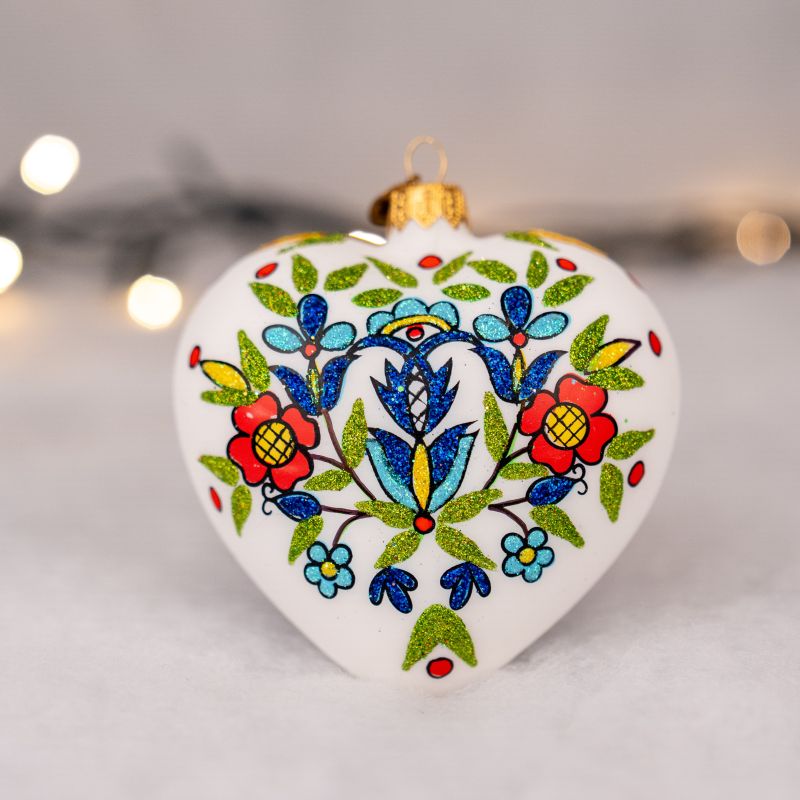 Serca - Serce z Haftem Kaszubskim Aku04217