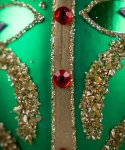 Green Egg with Ornament  Bombkarnia 1225 049