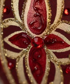 Red Egg with Ornament  Bombkarnia 1225 050