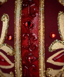 Red Egg with Ornament  Bombkarnia 1225 051