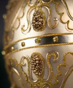 Golden Egg with Ornament  Bombkarnia 1225 058