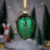 Tsar's egg - Emerald Egg with Golden Embroidery  Bombkarnia 1225 131