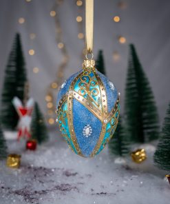 Jajka  Carskie - Czerwone jajko Mikołaja II Romanowa (Kopia)  Bombkarnia 1225 151