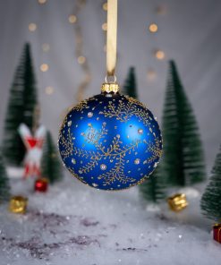 Inspiracje świąteczne - Zimowe gałązki na szafirze  Bombkarnia 1225 156