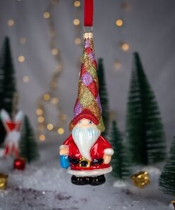 Santa Claus in a long hat