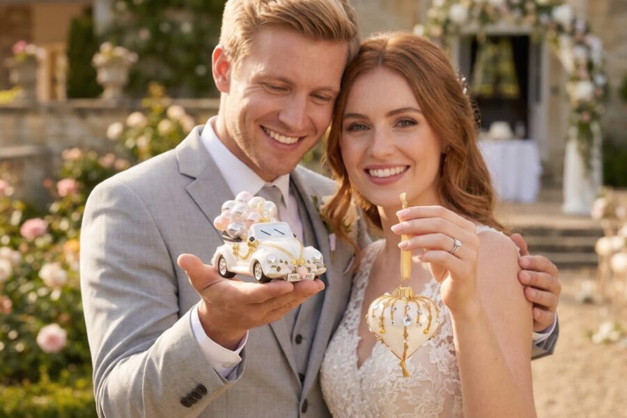 Skąd pochodzi tradycja ozdabiania ślubu szklanymi bombkami?  Bombkarnia b1