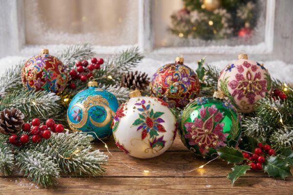 Dlaczego szklane bombki okrągłe nigdy nie wychodzą z mody?  Bombkarnia 8